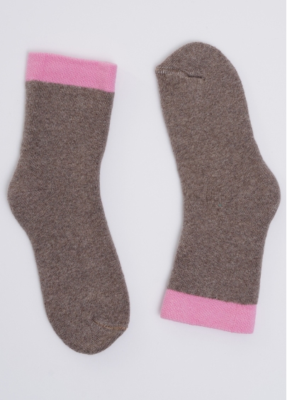 Дитячі шкарпетки махрові KS3 TERRY 013 beige melange (бежевий)