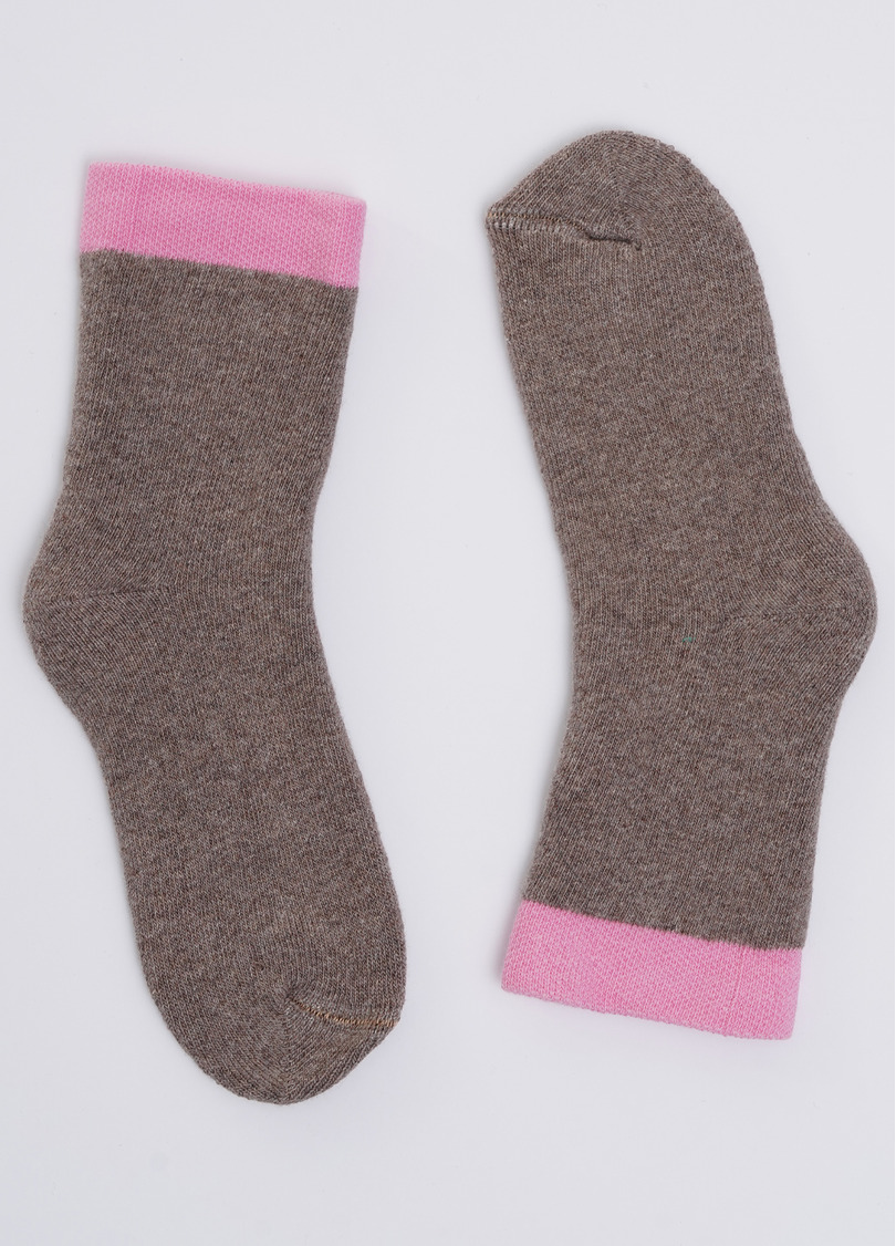 Дитячі шкарпетки махрові KS3 TERRY 013 beige melange (бежевий)