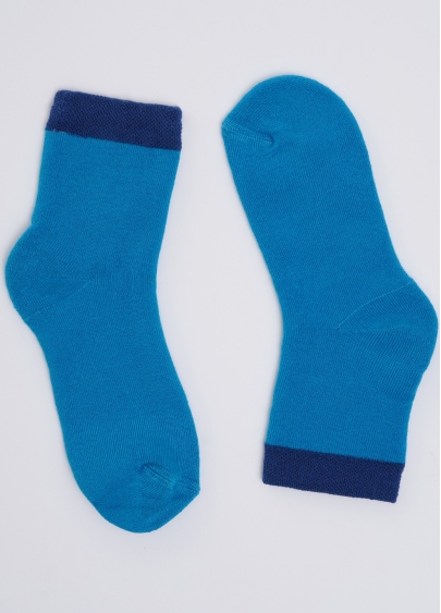 Дитячі шкарпетки махрові KS3 TERRY 013 enamel blue (блакитний)