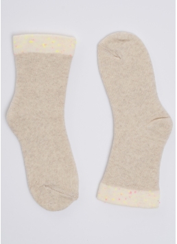 Детские носки махровые KS3 TERRY 013 panna melange (бежевый)