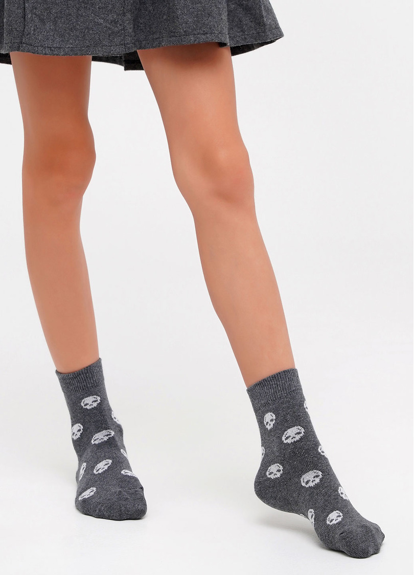 Носки меланжевые с рисунком KS3M-019 (KSL-019 MELANGE calzino)