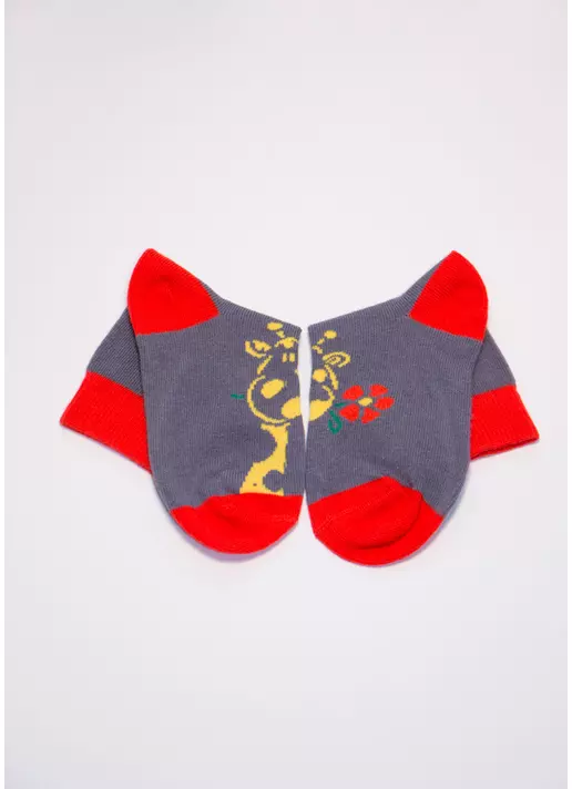 Носки детские с рисунком KSL-003 calzino fumo (серый)