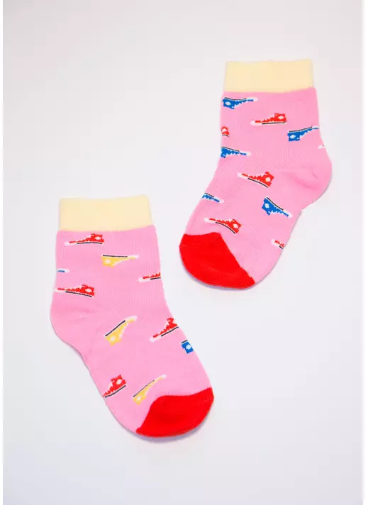 Детские носки с рисунком KSL-008 calzino rose (розовый)