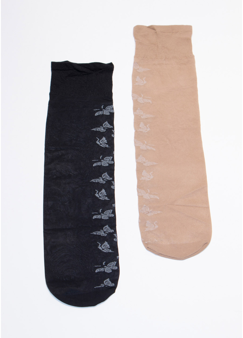 Капроновые гольфы детские с рисунком LPG-02 gambaletto bianco (белый)