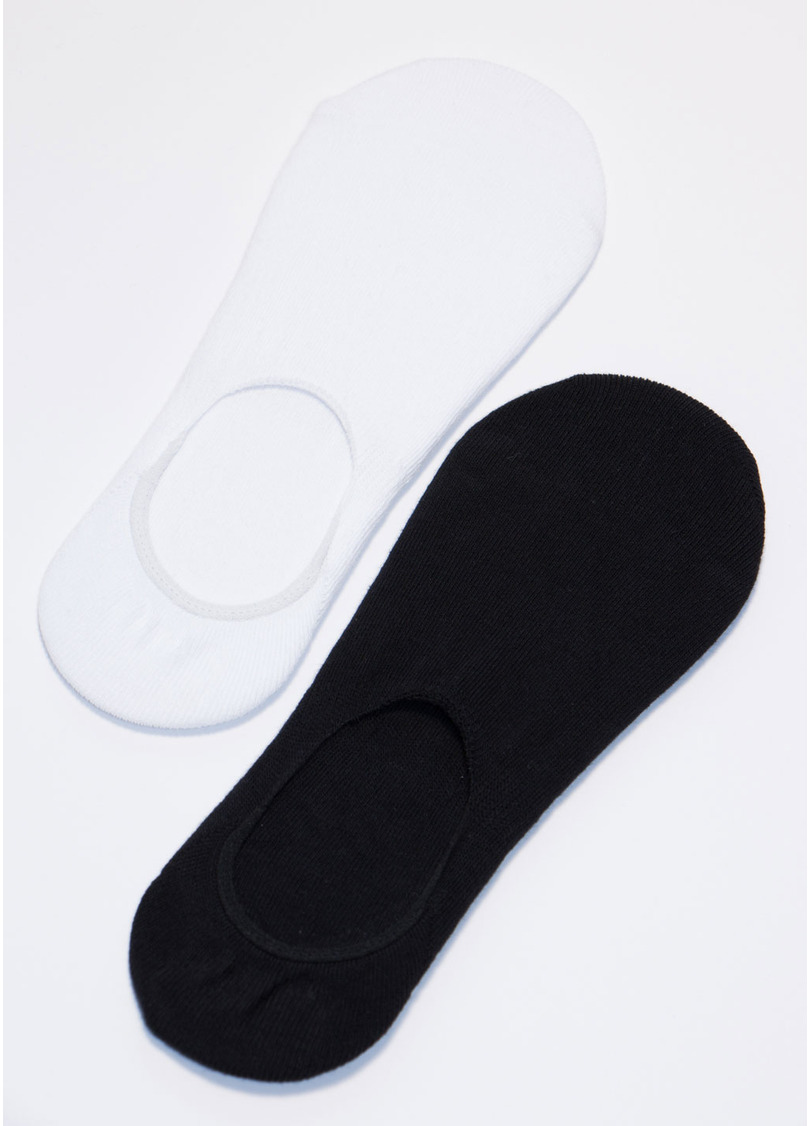 Короткі чоловічі шкарпетки підслідники MF1 CLASSIC black/white (чорний/білий)