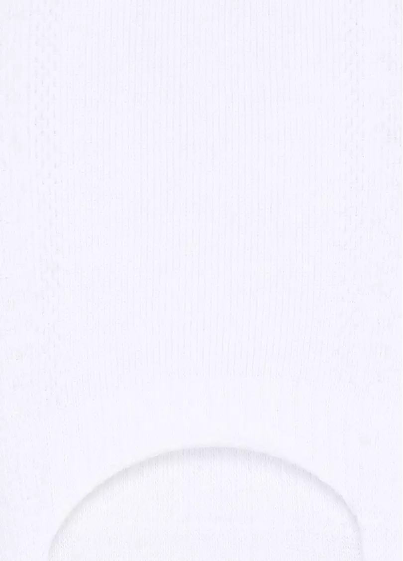 Чоловічі підслідники з махровими вставками MF1 TERRY CLASSIC [MFC / TeSk-cl] (FOOTIES-MFT 01) (білий)