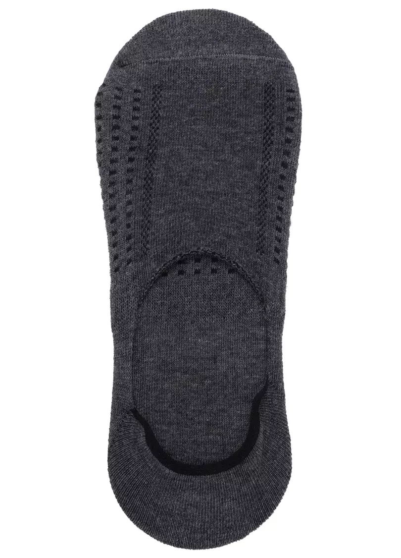 Мужские подследники с махровыми вставками MF1 TERRY CLASSIC [MFC/TeSk-cl] (FOOTIES-MFT 01) (темно-серый)