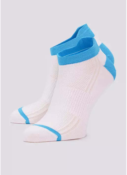 Спортивные носки с высокой пяткой мужские MS SPORT-01 blue (голубой)