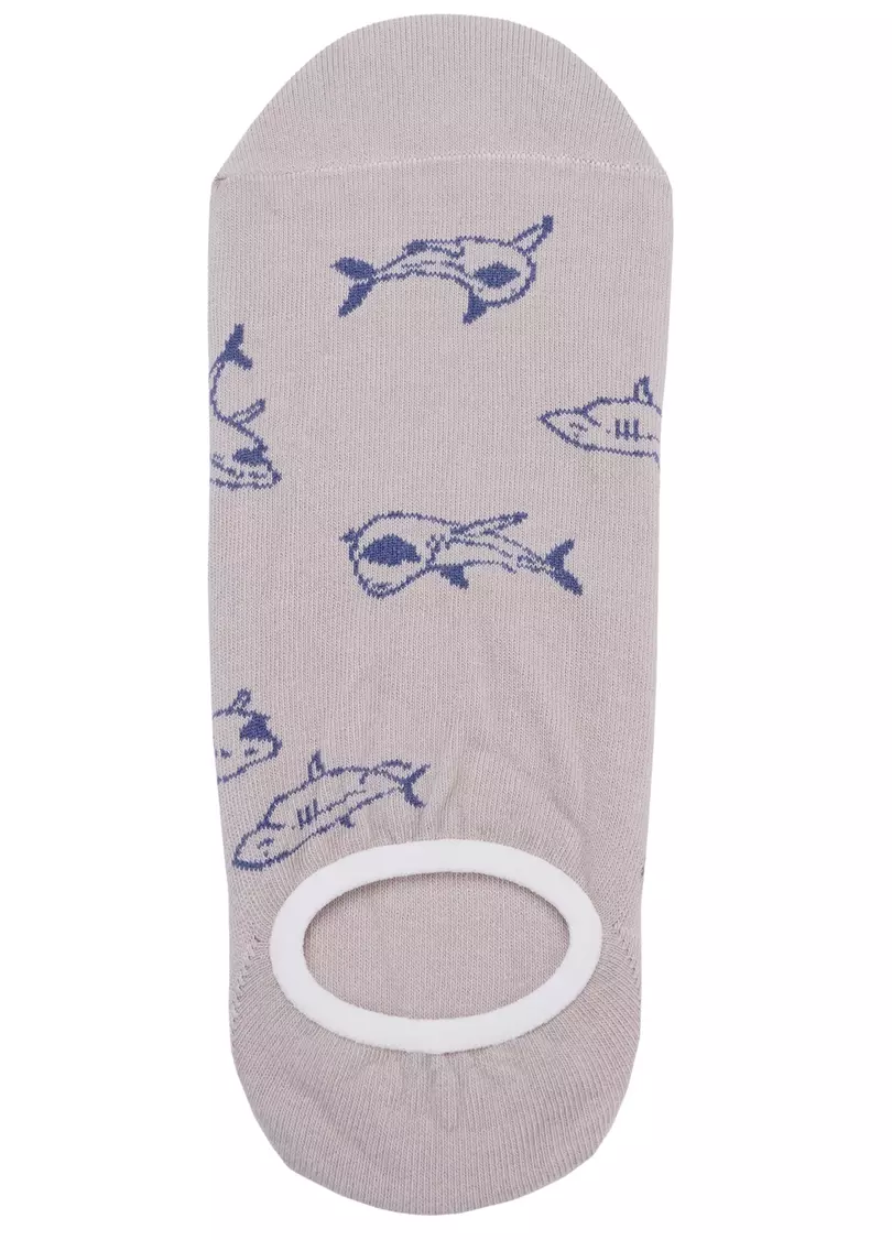 Короткие мужские носки с акулами MS0 MARINE 010