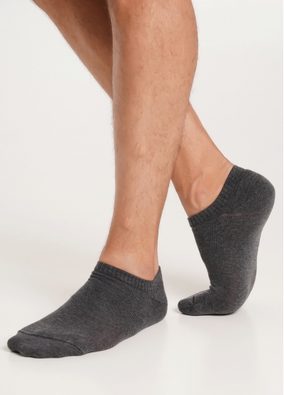 Чоловічі шкарпетки низькі MS1 CLASSIC [MS1C-cl] dark grey melange (сірий)