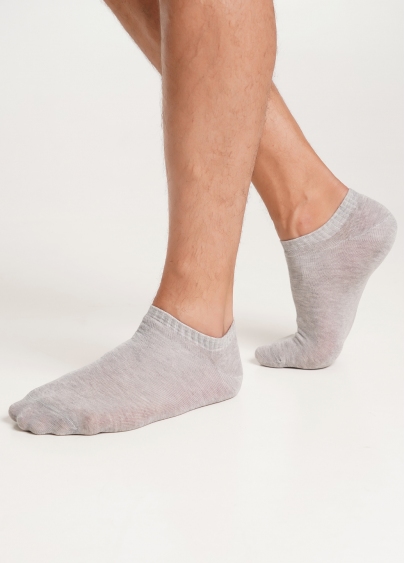 Чоловічі шкарпетки низькі MS1 CLASSIC [MS1C-cl] light grey melange (сірий)