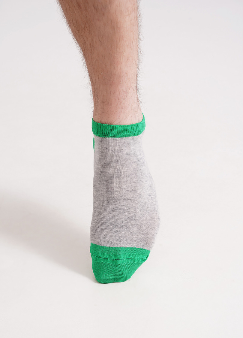 Мужские носки с контрастной резинкой MS1 FASHION 002 green (зеленый)