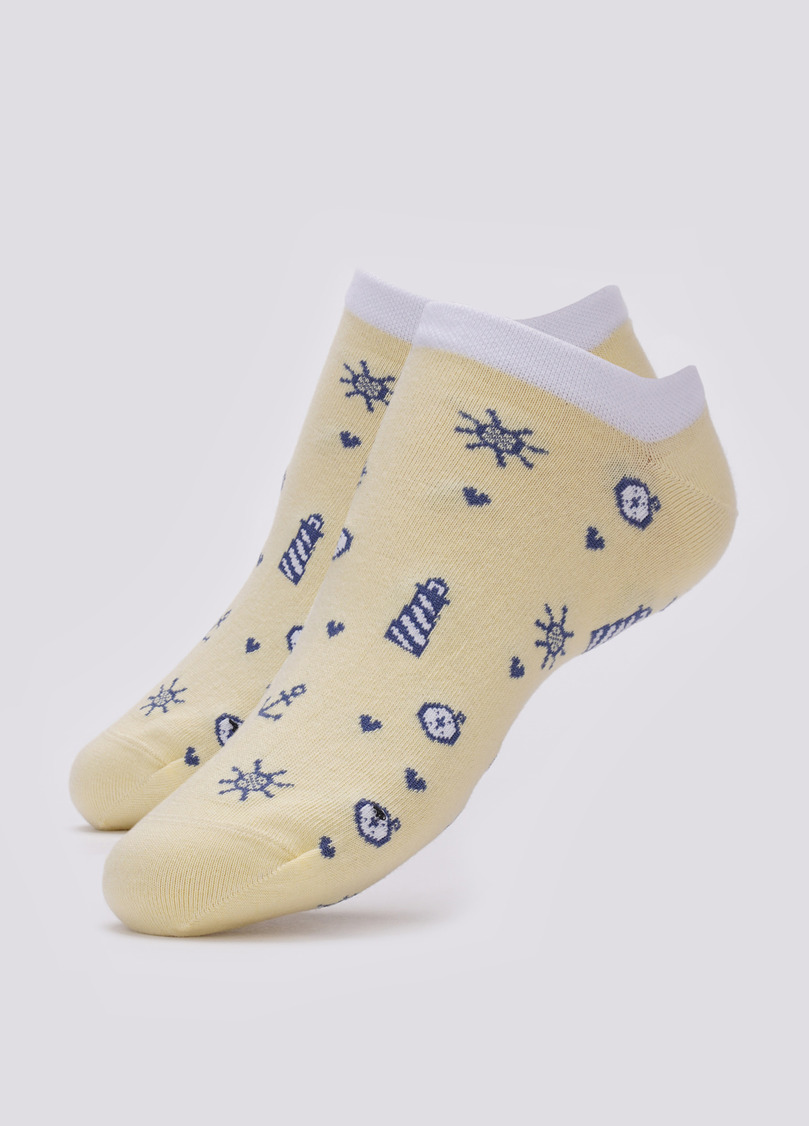 Мужские короткие носки с морским рисунком MS1 MARINE 008