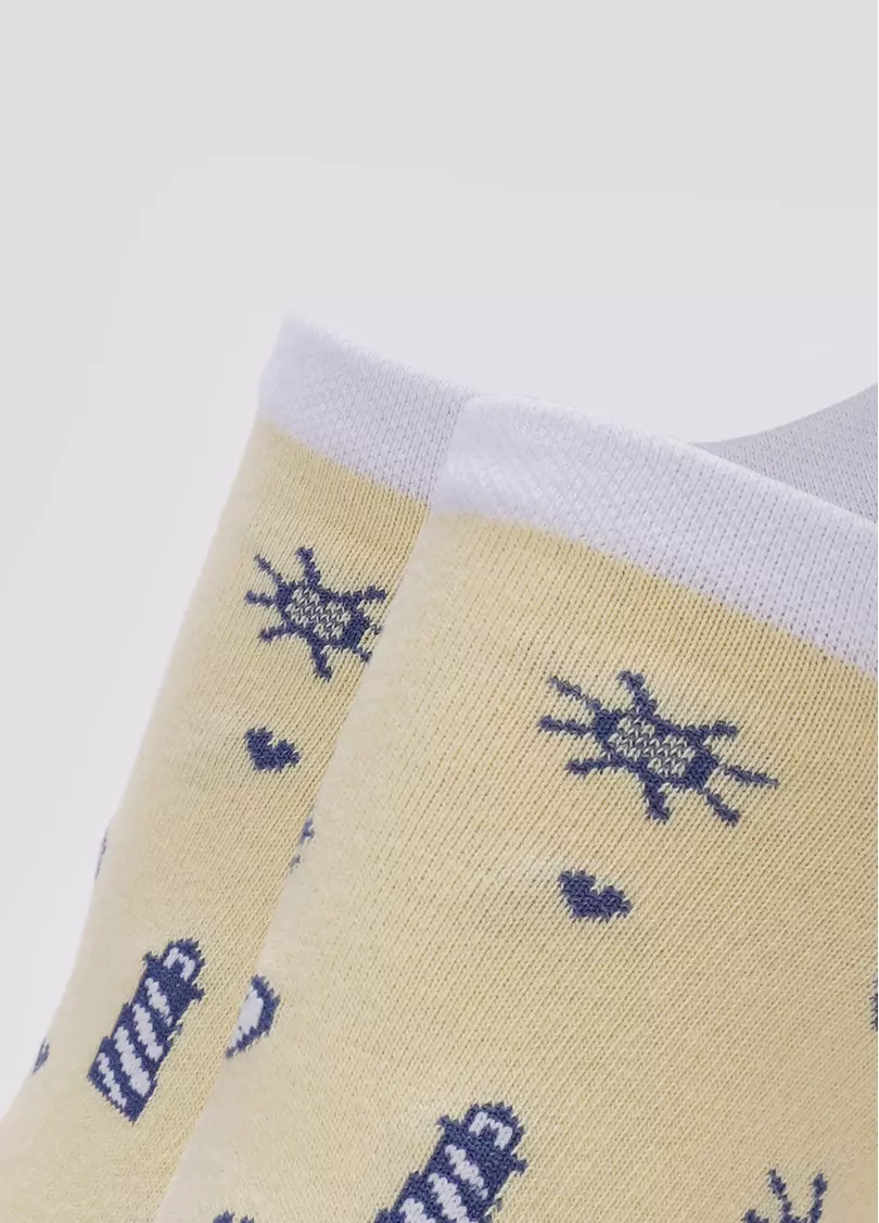 Мужские короткие носки с морским рисунком MS1 MARINE 008