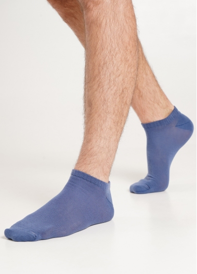Чоловічі шкарпетки короткі MS1 SOFT PREMIUM CLASSIC jeans (синій)