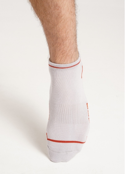 Мужские носки спортивные с махровой стопой MS1 TERRY SPORT 005 [MS1C/SpTe-005] orange (оранжевый)