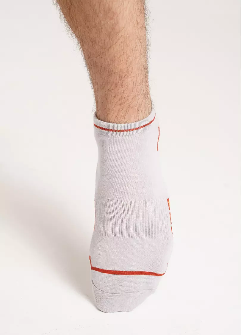 Мужские носки спортивные с махровой стопой MS1 TERRY SPORT 005 [MS1C/SpTe-005] orange (оранжевый)
