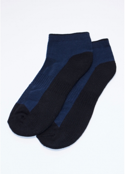 Шкарпетки для чоловіків MS1 TERRY SPORT 010 [MS1C / SpTe-010] navy/black (синій)