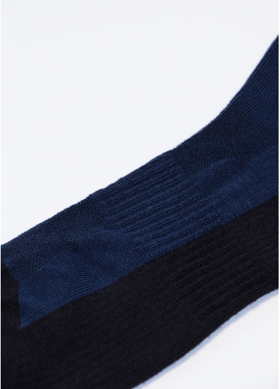Носки для мужчин MS1 TERRY SPORT 010 [MS1C/SpTe-010] navy/black (синий)