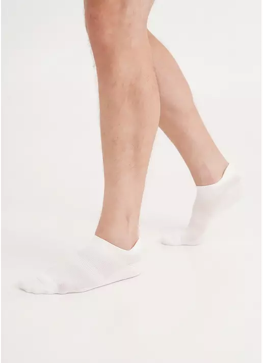 Мужские короткие носки MS1 TERRY SPORT PA 001 white (белый)