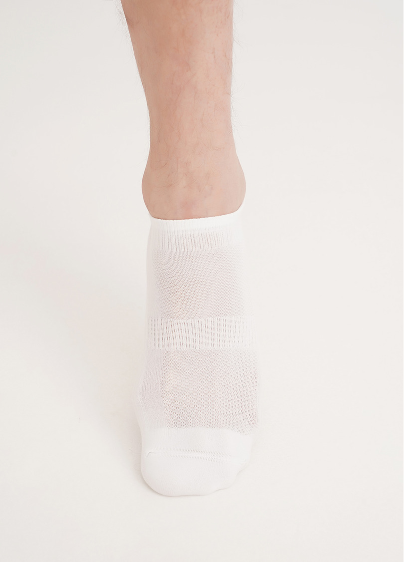 Чоловічі короткі шкарпетки MS1 TERRY SPORT PA 001 white (білий)