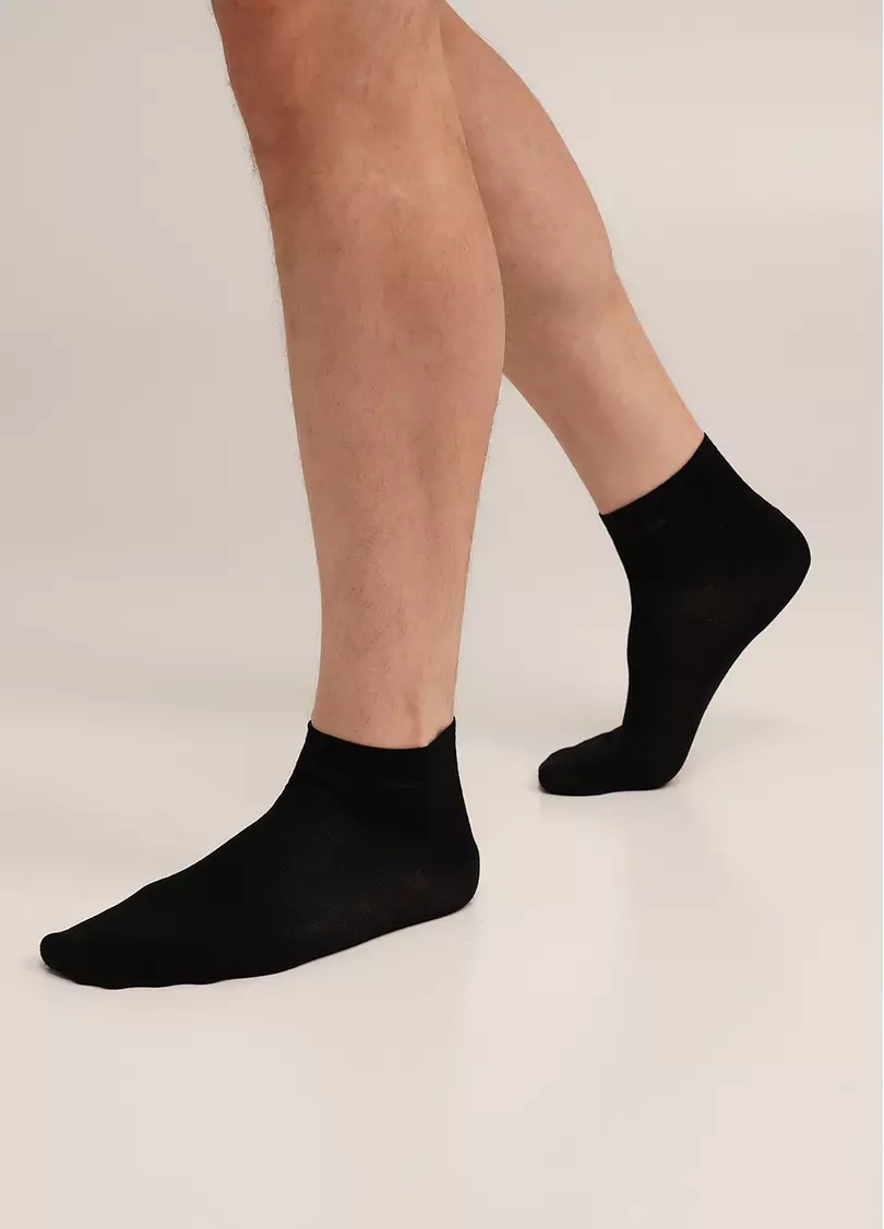 Класичні чоловічі шкарпетки з бамбуку MS2 BAMBOO black (чорний)