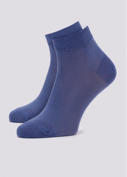 Чоловічі шкарпетки укорочені MS2 SOFT PREMIUM CLASSIC (синій)