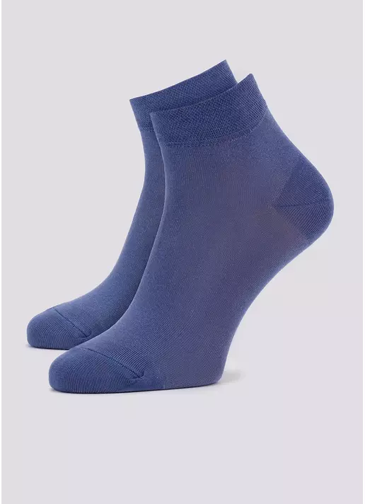 Мужские носки укороченные MS2 SOFT PREMIUM CLASSIC (синий)