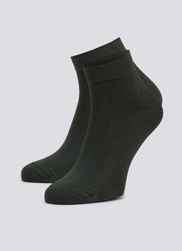Мужские носки укороченные MS2 SOFT PREMIUM CLASSIC khaki (зеленый)