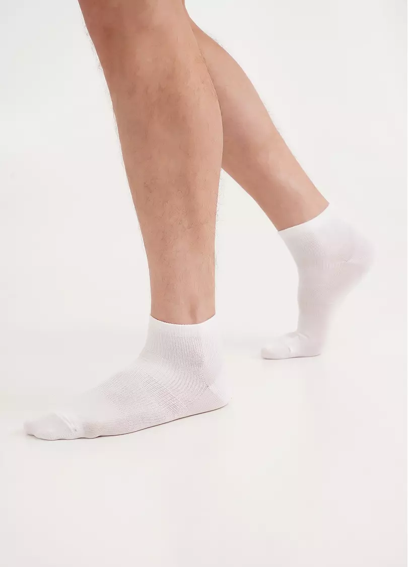 Носки спортивные из хлопка MS2 SPORT 011 white (белый)