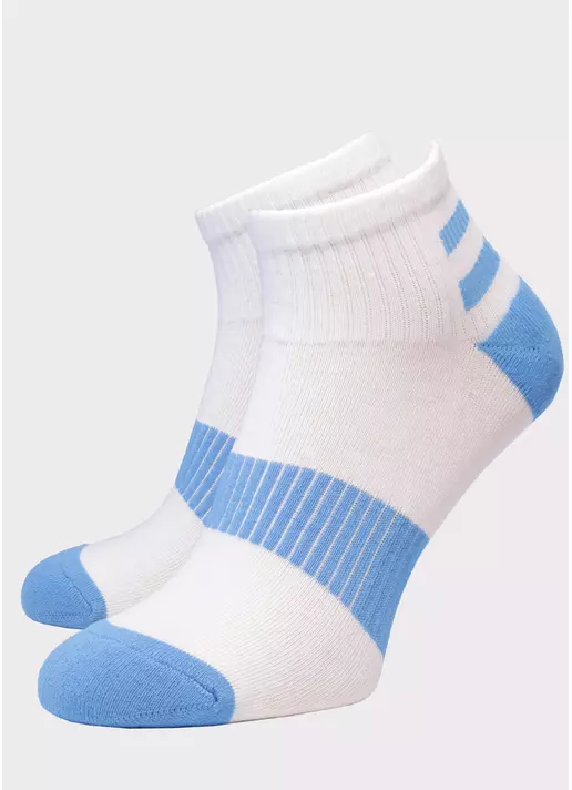 Мужские короткие носки MS2C/Sp-002 (MSM SPORT-02 calzino) (голубой)