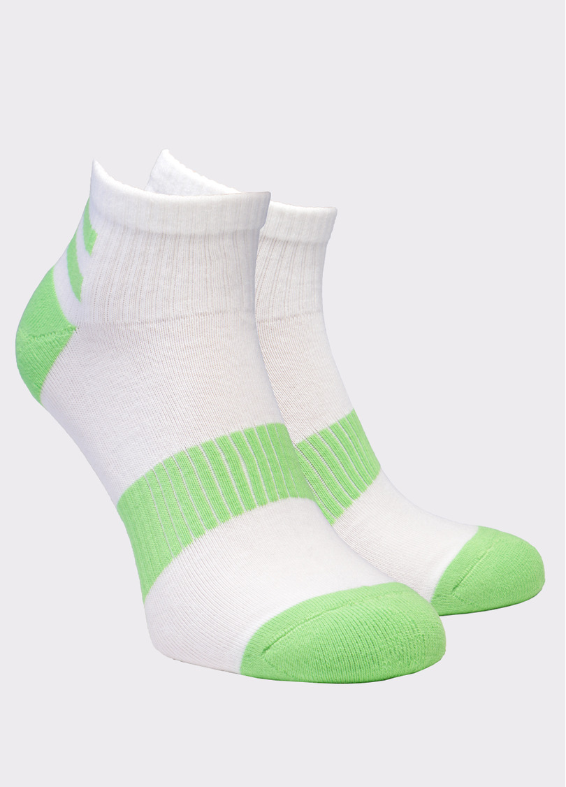Мужские короткие носки MS2C/Sp-002 (MSM SPORT-02 calzino) (зеленый)
