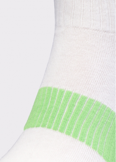 Мужские короткие носки MS2C/Sp-002 (MSM SPORT-02 calzino) (зеленый)