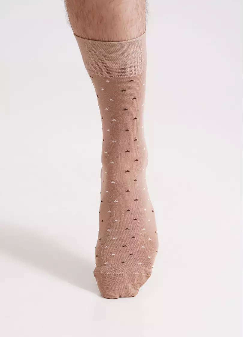 Чоловічі шкарпетки довгі MS3 BASIC 2401 chantarel (бежевий)