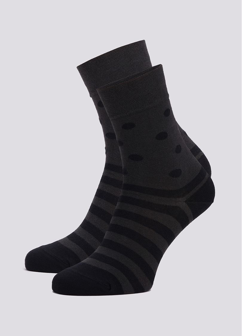 Шкарпетки чоловічі Кон'як (2 пари) MS3 FASHION 061 (пак х2) pirate black (чорний)