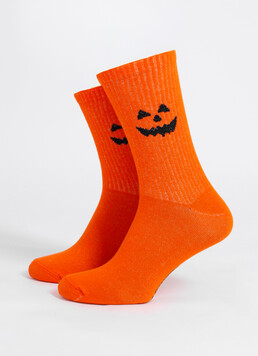 Чоловічі шкарпетки Хелловін MS3 HALLOWEEN STRONG 2501 orange (помаранчевий)