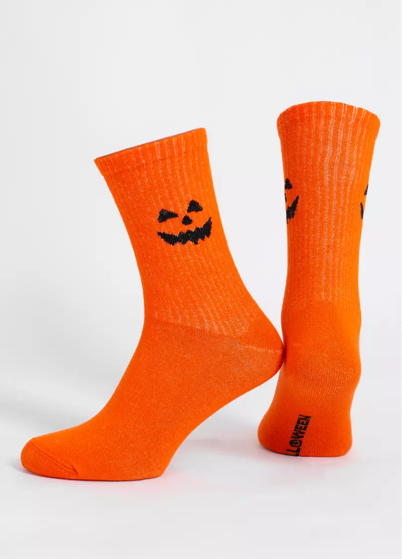 Мужские носки Хэллоуин MS3 HALLOWEEN STRONG 2501 orange (оранжевый)