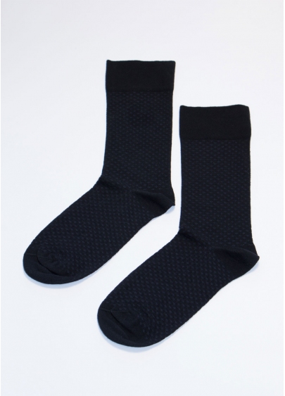 Високі чоловічі шкарпетки MS3 SOFT COMFORT 003 (M) [MS3M / Sl-003] black (чорний)