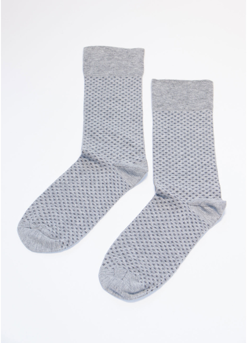 Высокие мужские носки MS3 SOFT COMFORT 003 (M) [MS3M/Sl-003] light grey melange (меланж)