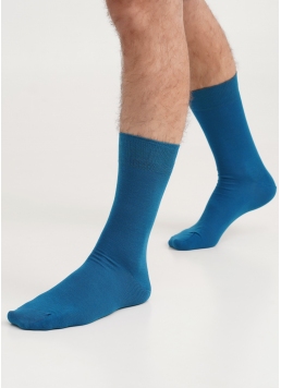 Классические мужские носки MS3 SOFT COMFORT CLASSIC turquoise (синий)