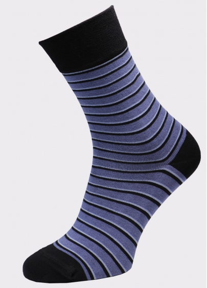 Чоловічі високі шкарпетки з малюнком MS3 SOFT FASHION 052 (пак х2)