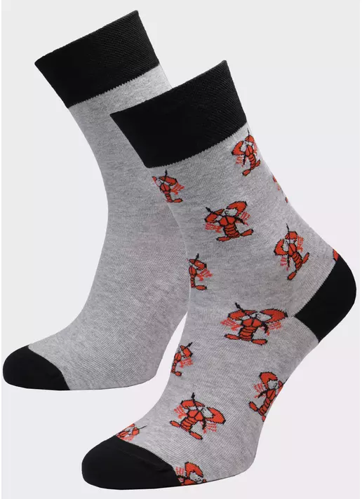 Мужские высокие носки MS3 SOFT FASHION 054 (пак х2)