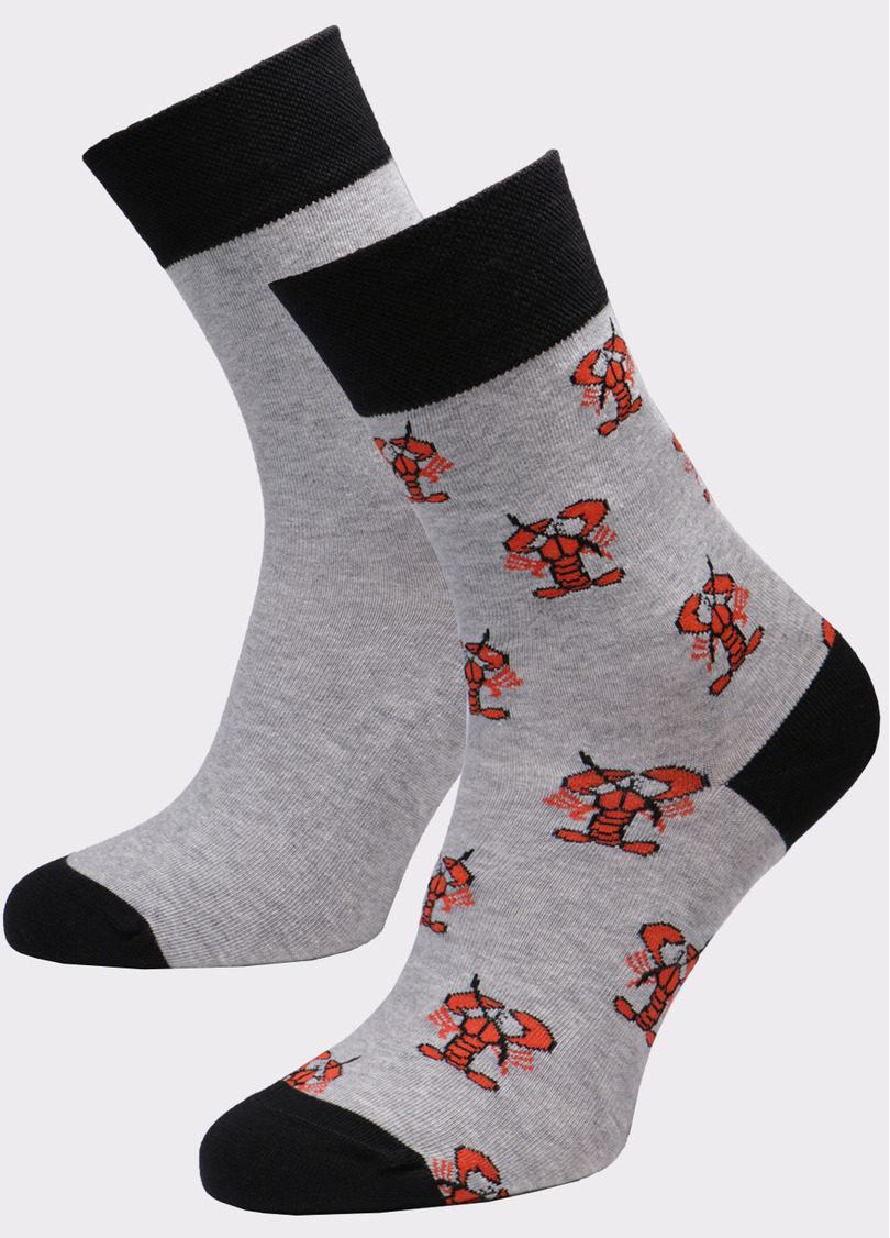 Чоловічі високі шкарпетки MS3 SOFT FASHION 054 (пак х2)