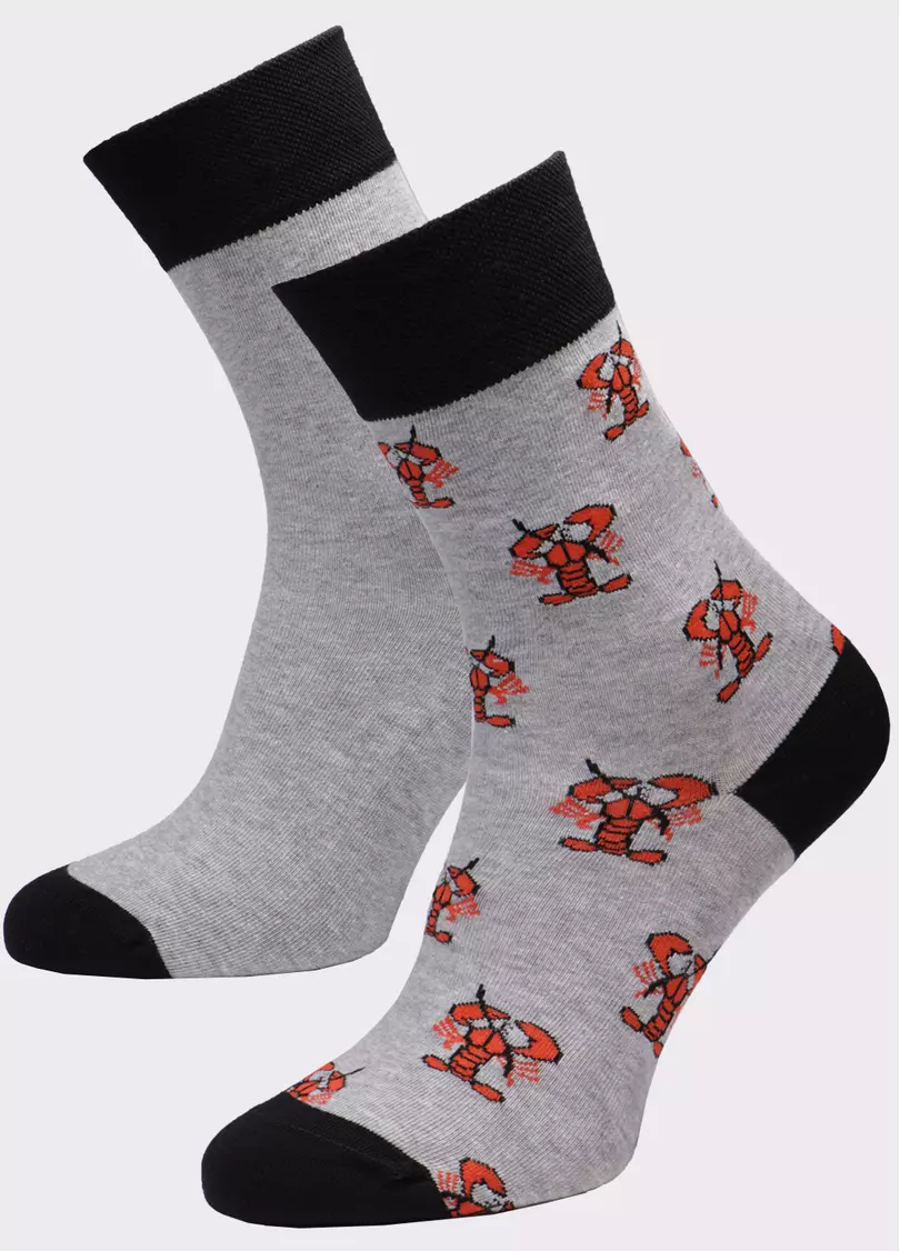 Чоловічі високі шкарпетки MS3 SOFT FASHION 054 (пак х2)