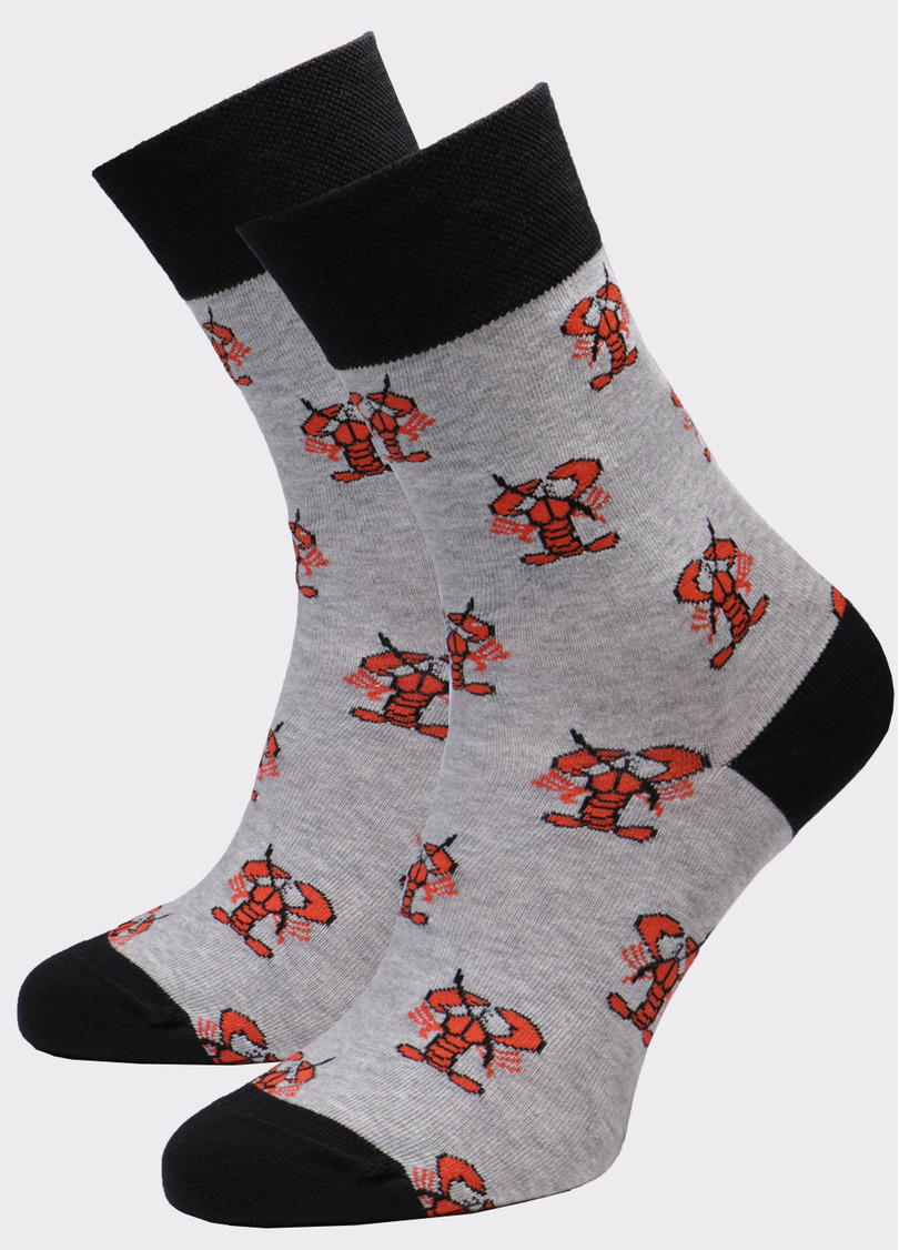 Чоловічі високі шкарпетки MS3 SOFT FASHION 054 (пак х2)