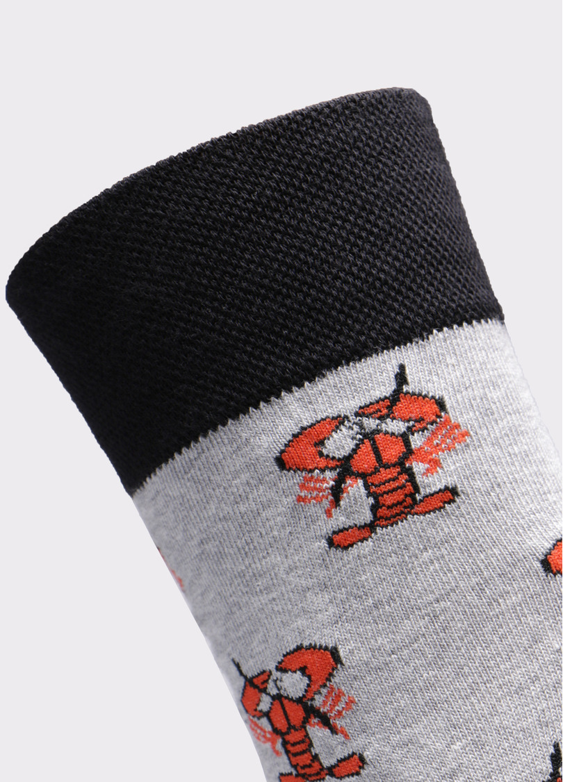 Чоловічі високі шкарпетки MS3 SOFT FASHION 054 (пак х2)