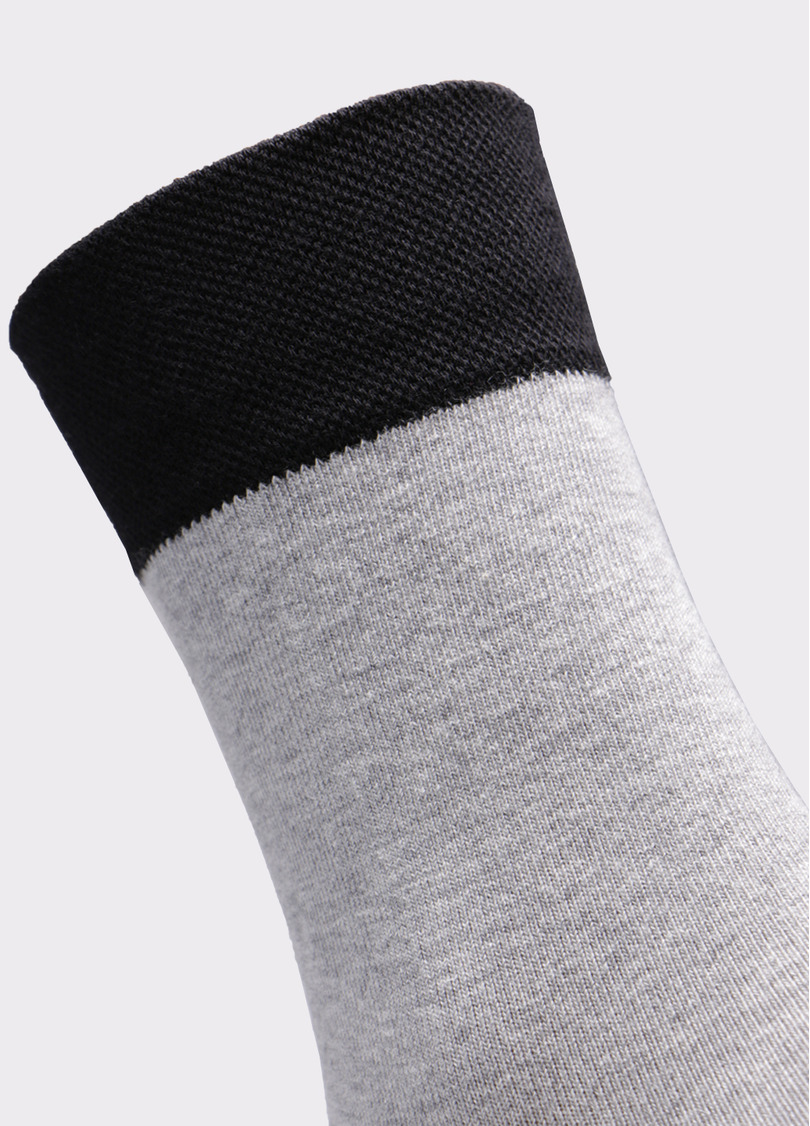 Чоловічі високі шкарпетки MS3 SOFT FASHION 054 (пак х2)