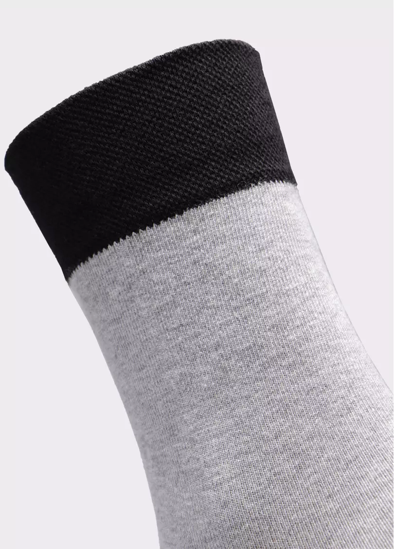 Чоловічі високі шкарпетки MS3 SOFT FASHION 054 (пак х2)