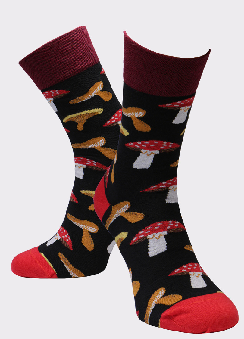 Мужские высокие носки с рисунком MS3 SOFT FASHION 056 (пак х2)