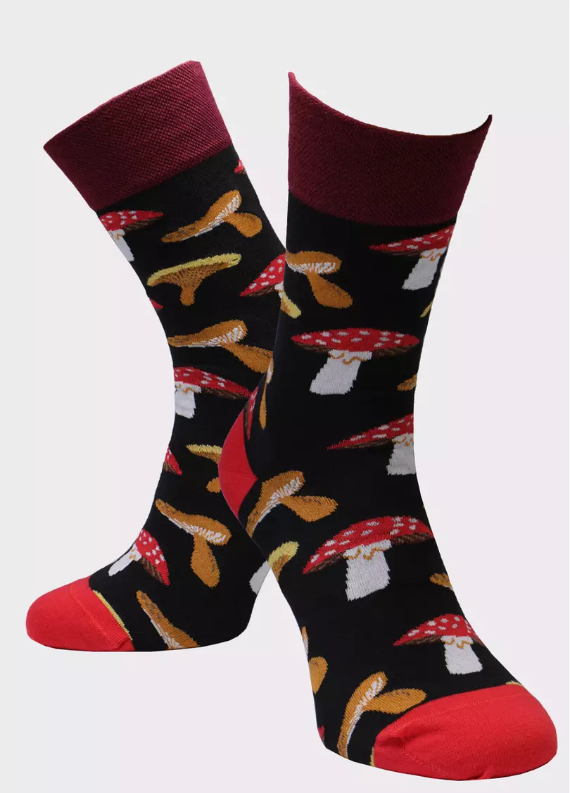 Мужские высокие носки с рисунком MS3 SOFT FASHION 056 (пак х2)